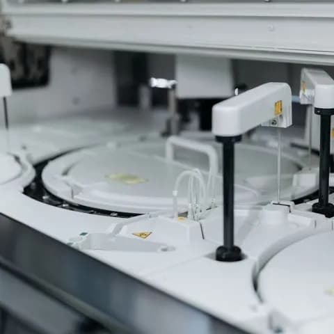 the robotic arm of an autosampler
