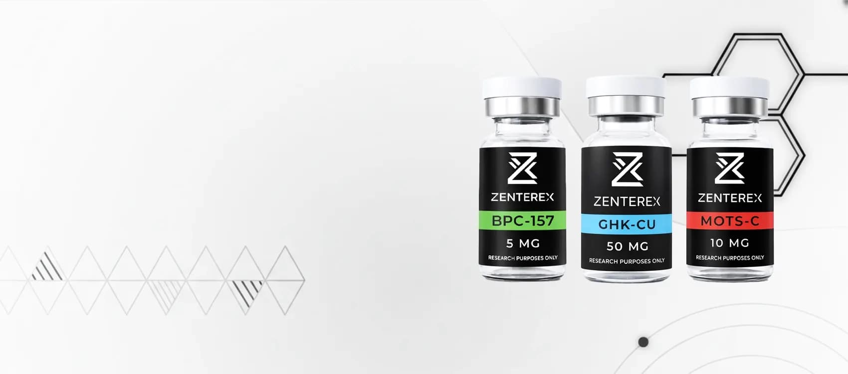 Zenterex UK research peptides — laboratory research chemicals