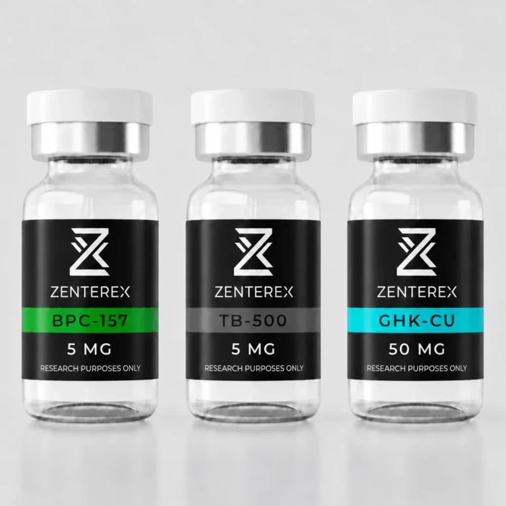 BPC-157 + TB-500 + GHK-Cu Bundle research peptide bundle